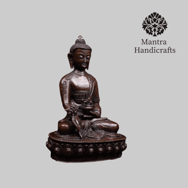 Medicine Buddha Statue | Meditative Enlightened Healing Statue - Image 3