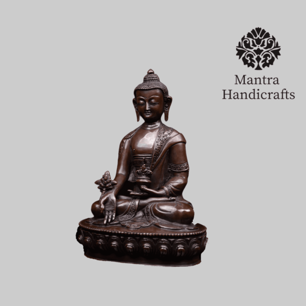 Medicine Buddha Statue | Meditative Enlightened Healing Statue - Image 4